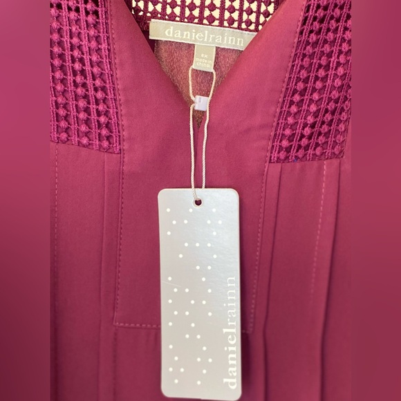 Daniel Rainn Burgundy Blouse - Picture 3 of 3